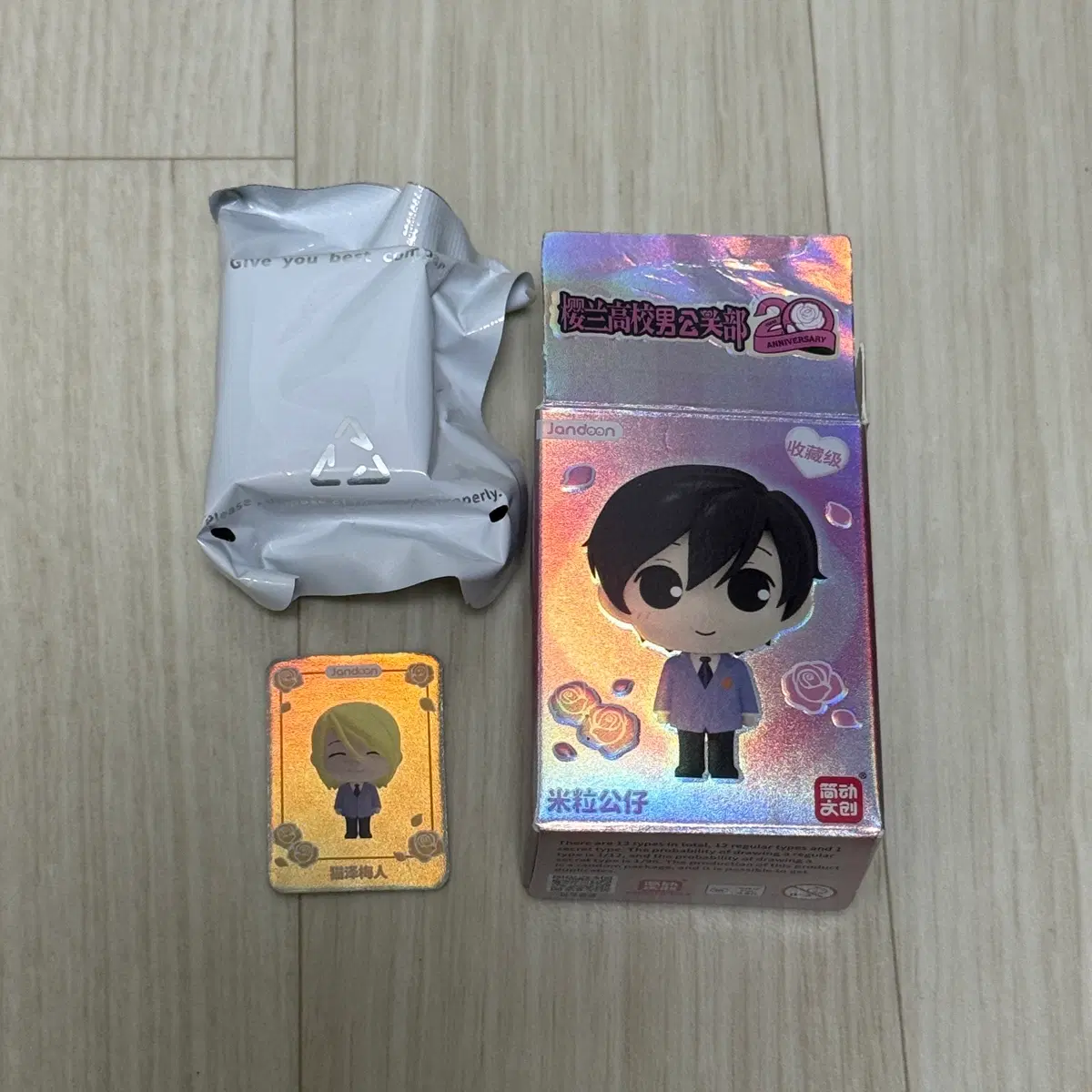 오란고교 호스트부 사교클럽 쌀알 미니 피규어 네코자와