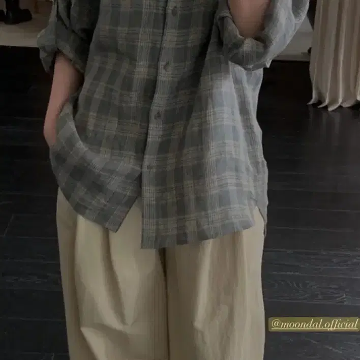 뮨달 롤업 셔츠