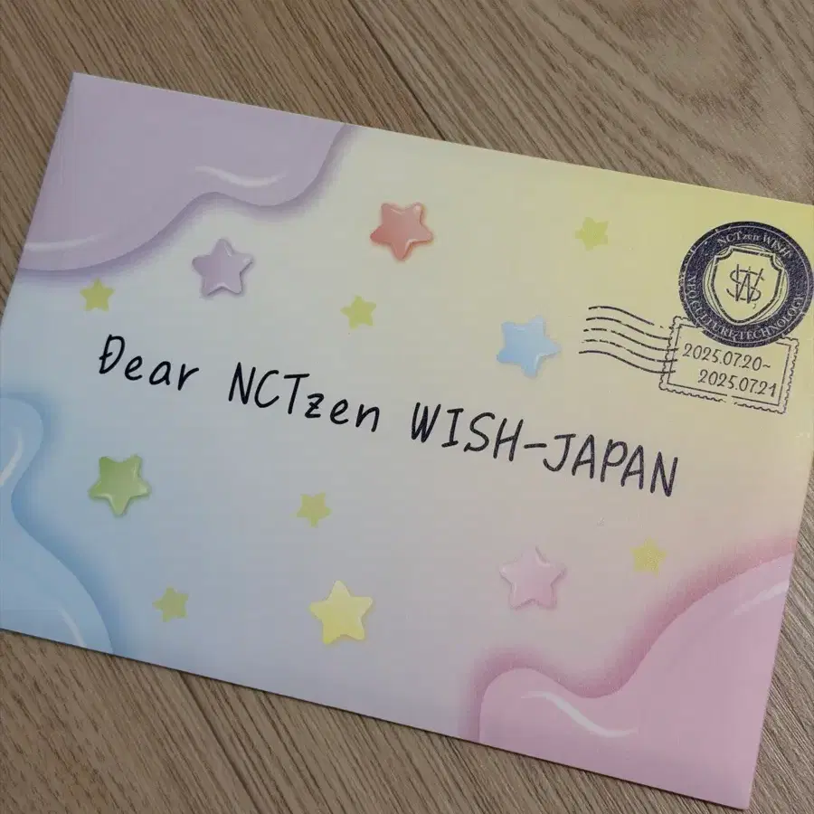 엔시티 위시 2025 일본 팬미팅 입장 엽서