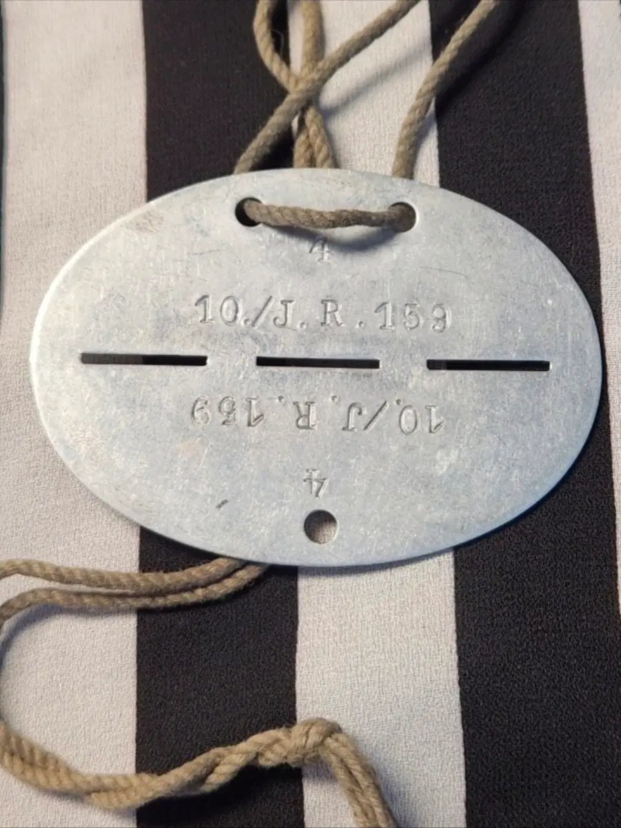 세계이차대전 WW2 독일군 군번줄
