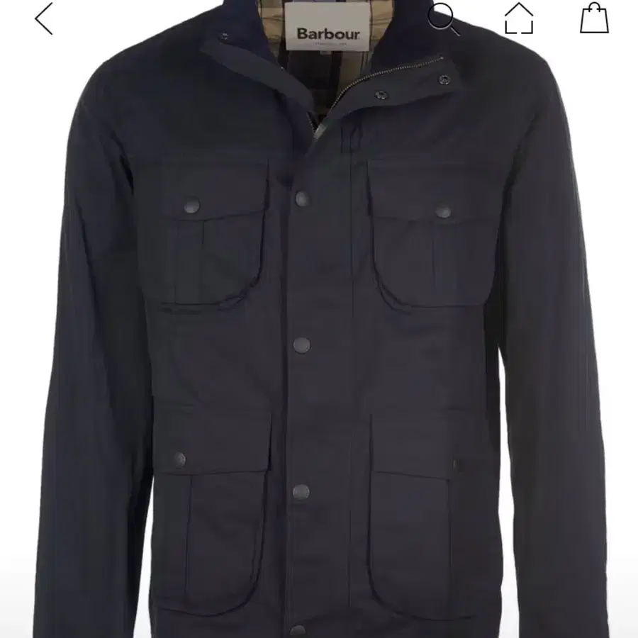 BARBOUR (26SS) 남성네이비 Sanderling 캐주얼 자켓