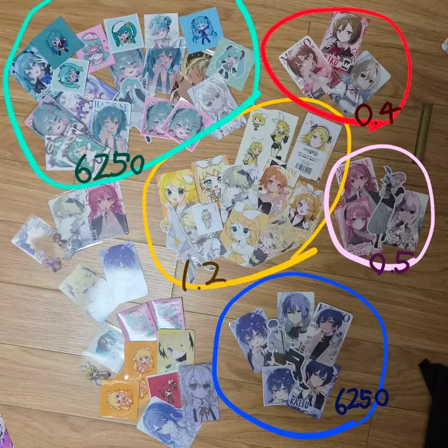 보컬로이드 하츠네 미쿠 카가미네 린 메구리네 루카 메이코 카이토 MEIKO KAITO 비공굿