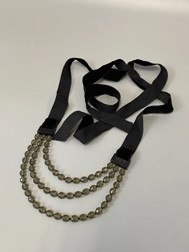 빈티지 armani collezioni 레이어드 목걸이