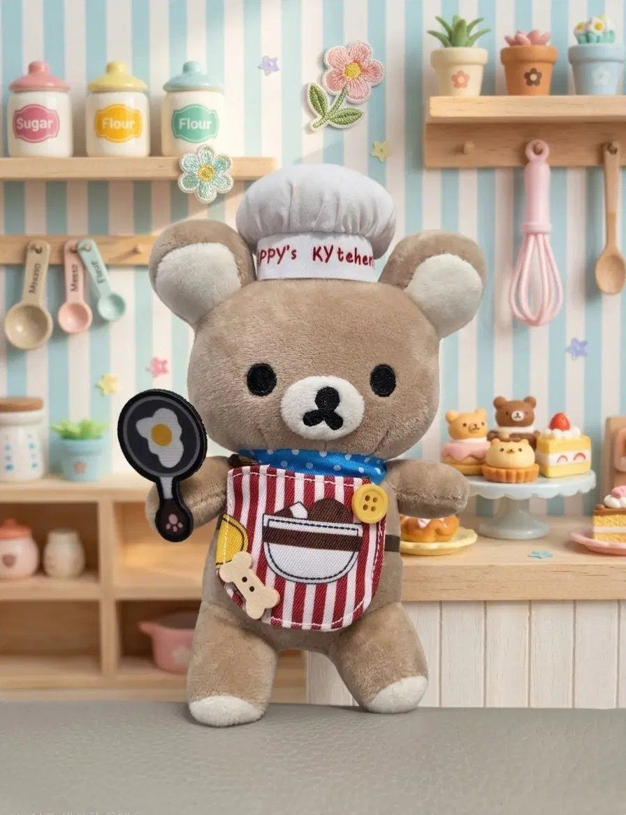 리락쿠마 셰프 인형