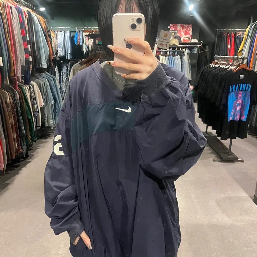 (995) NIKE 나이키 올드스쿨 웜업 배색