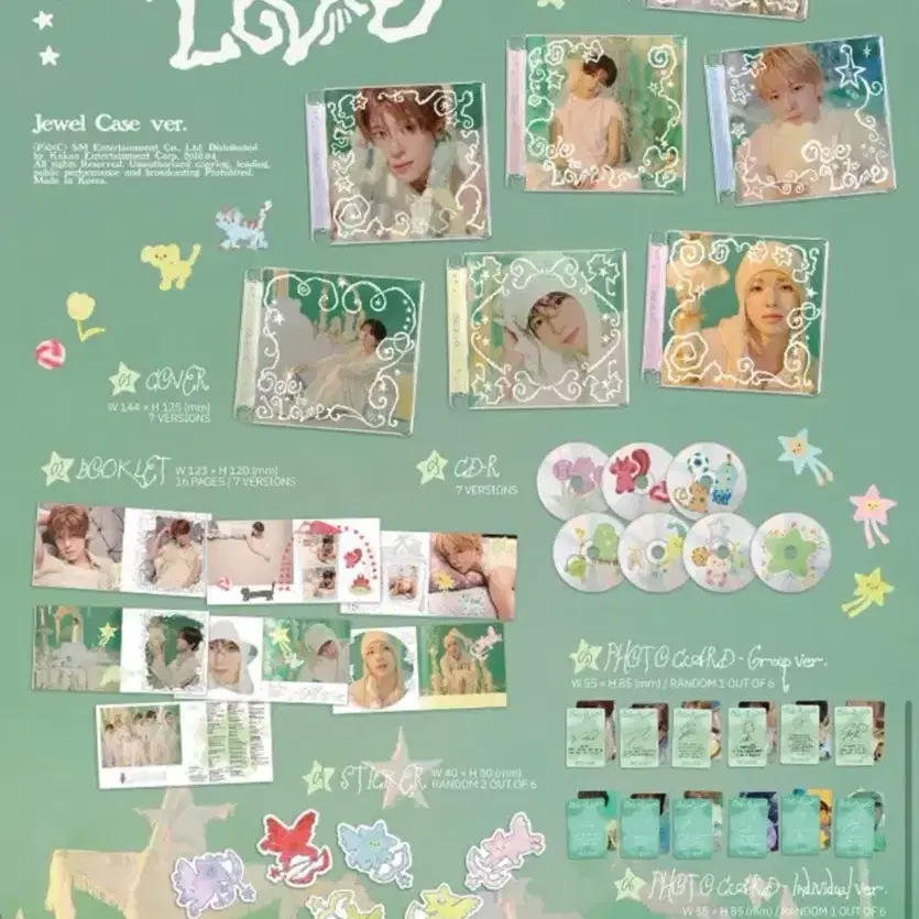 NCT WISH Ode to Love 1집 앨범 주얼케이스 버전 개봉 나눔