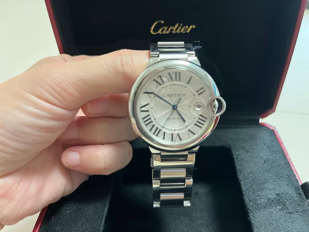 까르띠에 발롱블루 시계 42mm