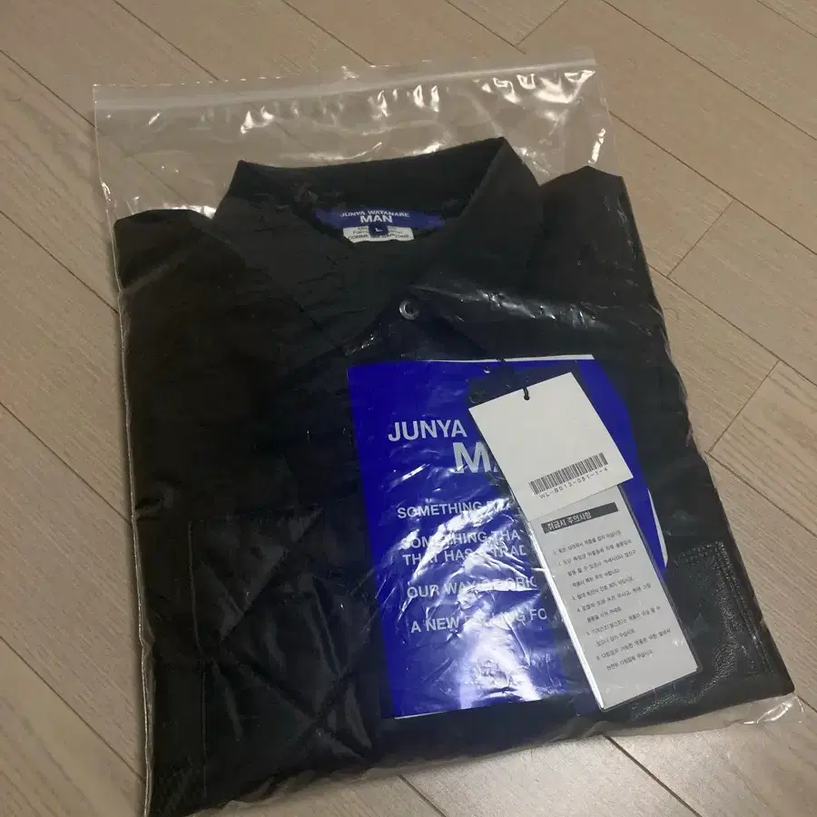 [L] 준야 와타나베 패치워크 셔츠 블랙