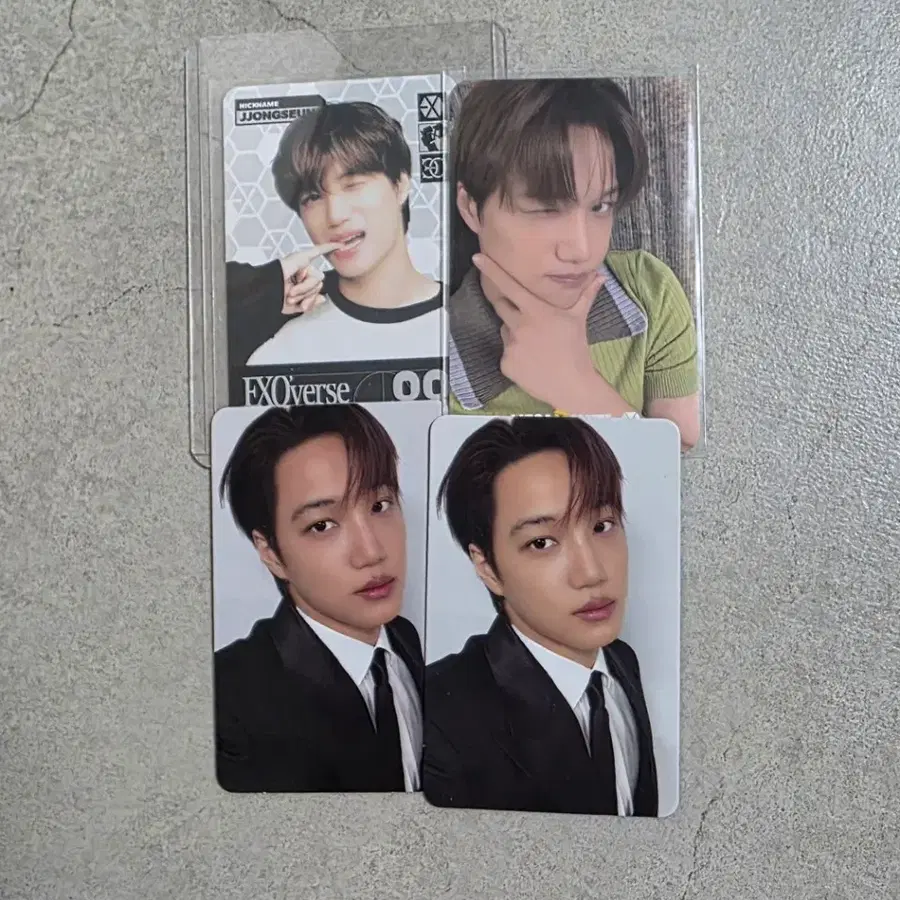 엑소 카이 종인 포토카드 일괄