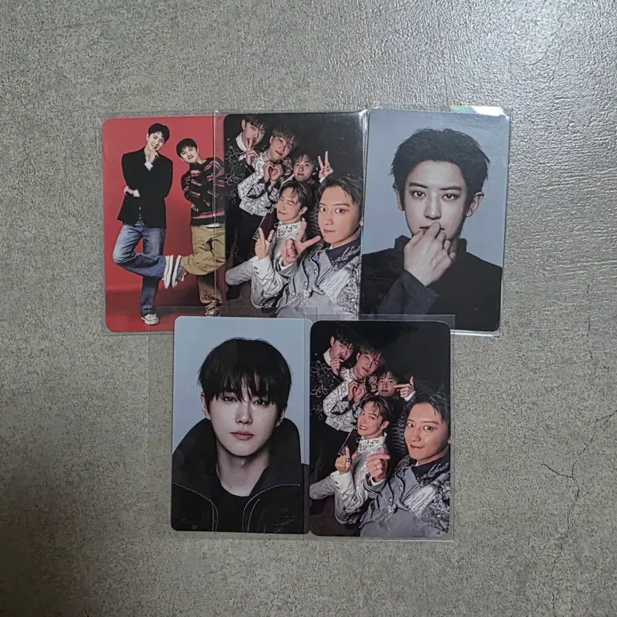 exo 엑소 포카 여러가지