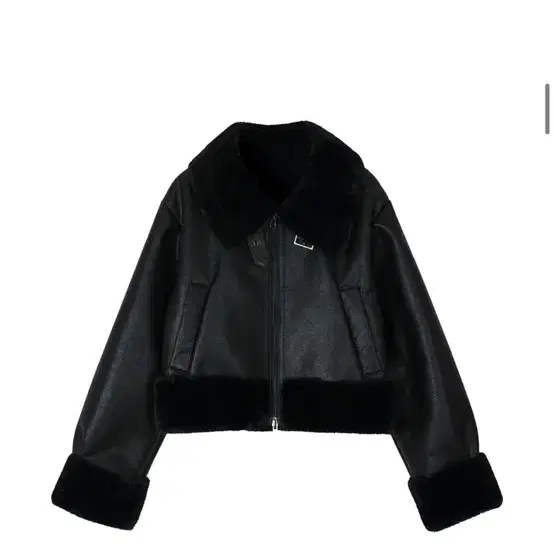 *보헤미안서울 23FW 무스탕 high neck short mustang