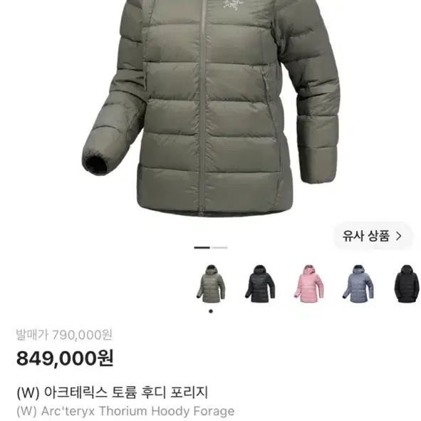 W 아크테릭스 토륨 후디 포리지 L사이즈
