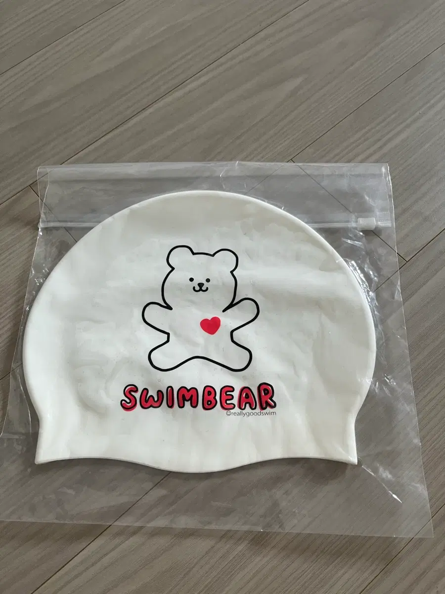 스윔베어 수영모자 화이트