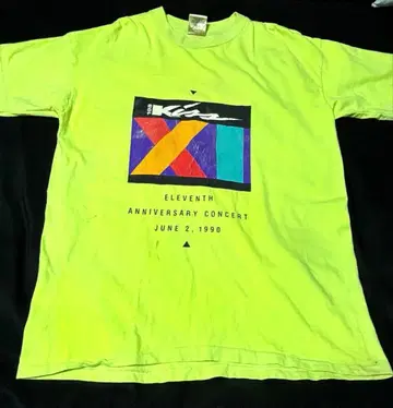 90s USA제 ONEITA Kiss108 양면T셔츠 XXL 페스티벌T