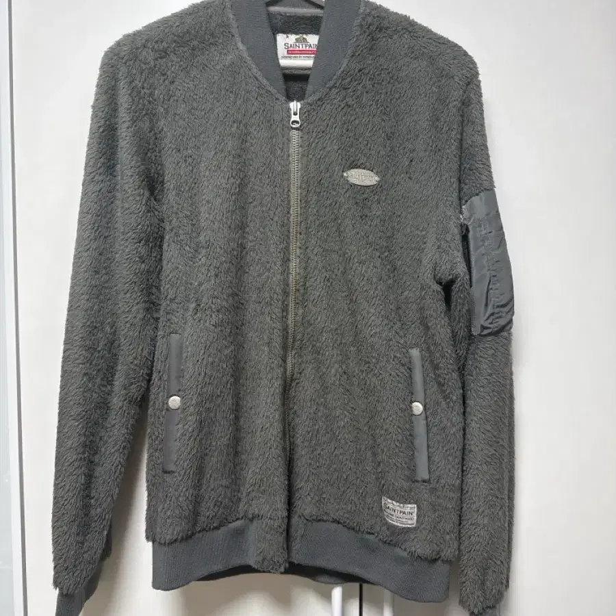 세인트페인 그레이 뽀글이 블루종 자켓 S/M 2개일괄