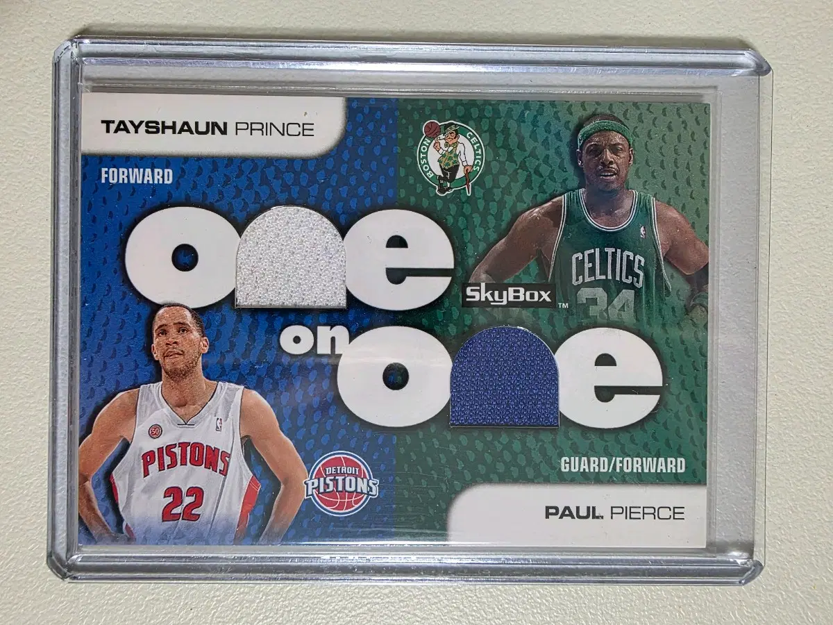 2008-09 nba 테이션 프린스 / 폴 피어스 듀얼 유니폼 카드 판매