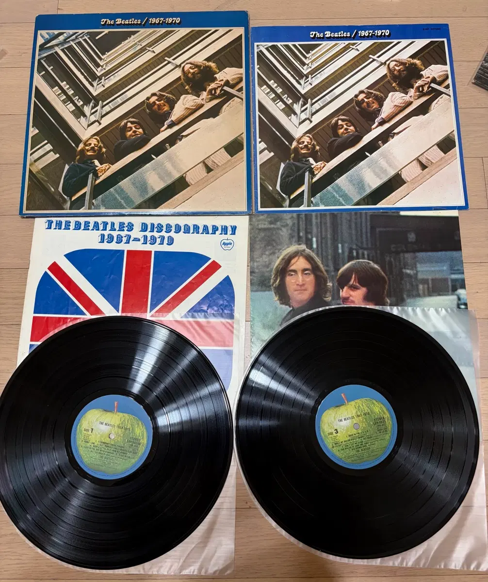 [일본초반]The Beatles - {1967-1970}(Blue Album, 2LP 풀세트)