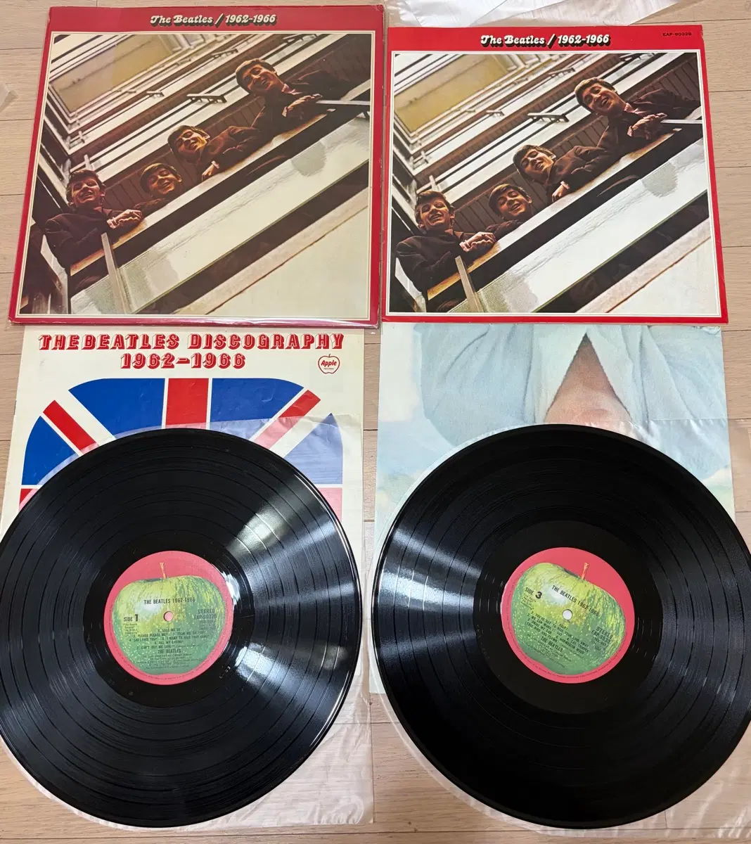 [일본초반]The Beatles - {1962-1966}(Red Album, 2LP 풀세트)
