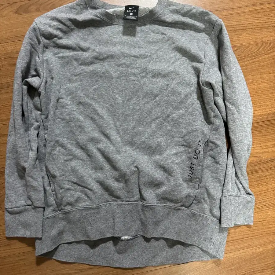 나이키 드라이핏 맨투맨 그레이 Just Do It