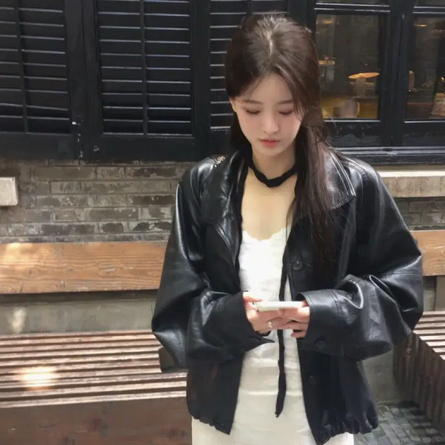 modo 모도 노아 레더자켓
