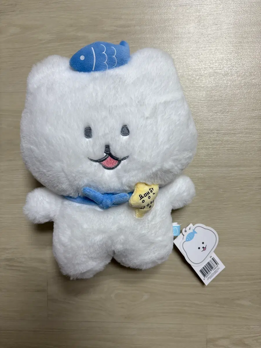 용맹한 고양이 중형인형 새상품