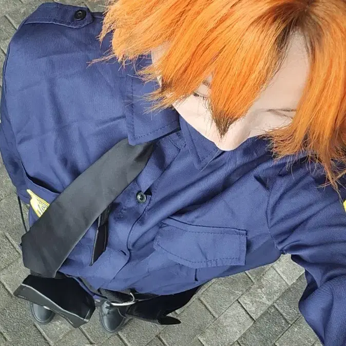 주토피아 닉 코스프레 가발 꼬리 옷