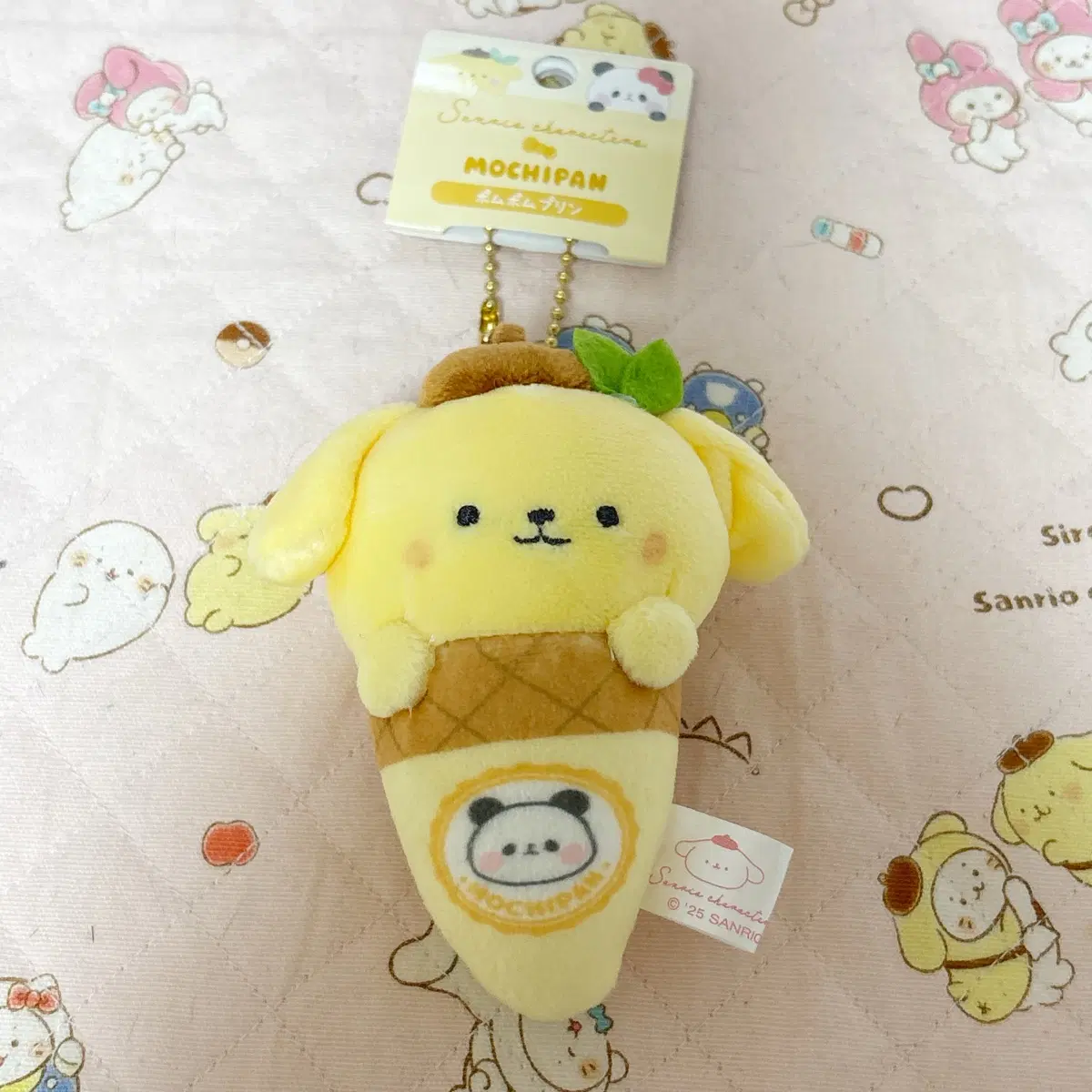 폼폼푸린 모찌판다 아이스크림 인형 키링