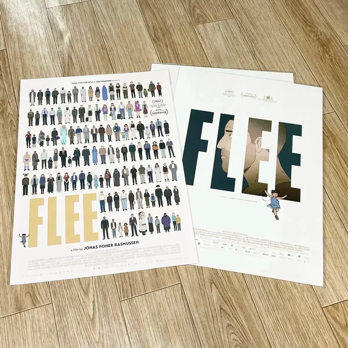 나의집은어디인가 A3포스터 FLEE 2022아카데미기획전 애니메이션 영화