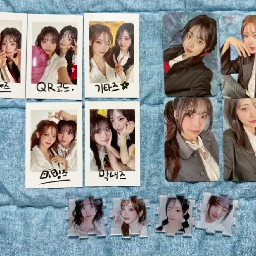 QWER 2주년 팝업스토어 유닛폴라 퍼즐 키링