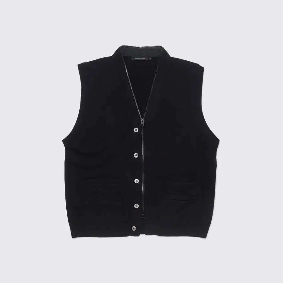 [해칭룸] - Full Zip Knit Vest