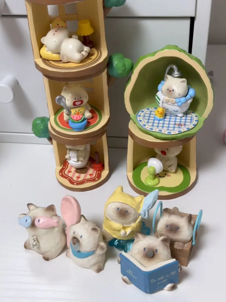 고양이 Pai 피규어 세트