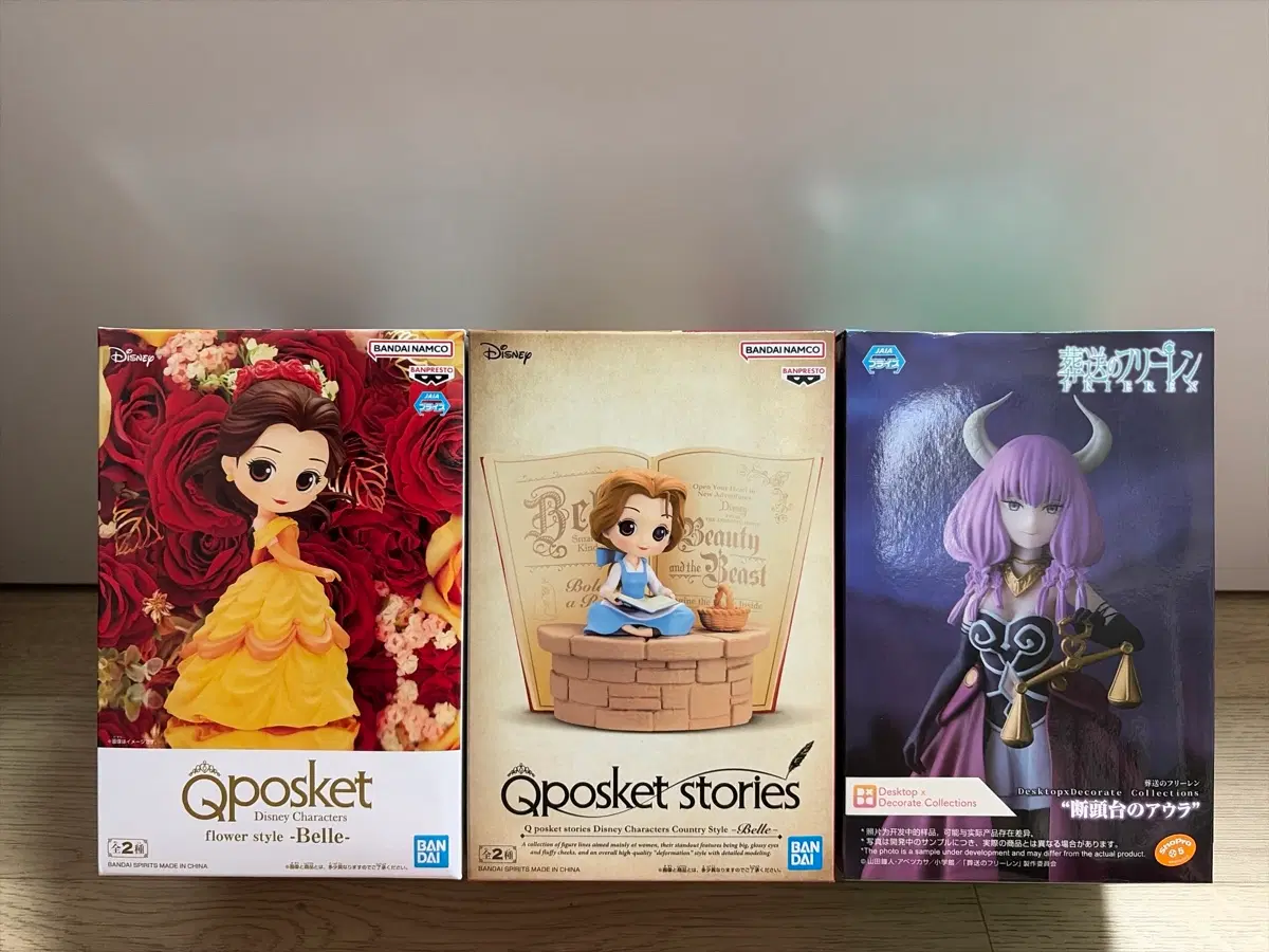 Qposket 디즈니 벨 피규어 / Qposket 스토리 벨 피규어 / 단두대의 아우라 피규어 일괄판매합니다