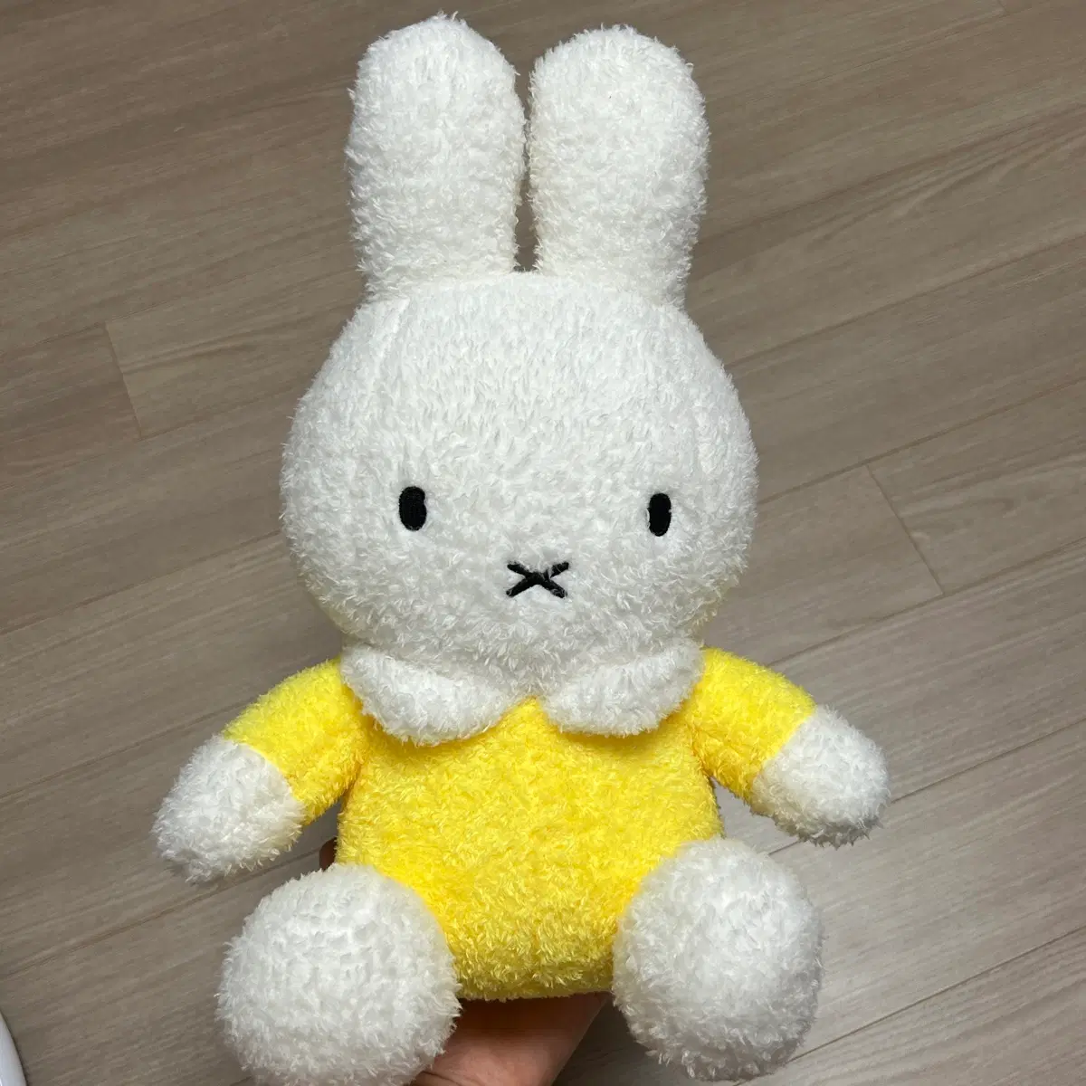 (정품/새상품) 미피 뽀글이 시리즈 중형 인형 옐로우