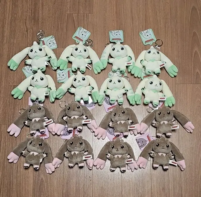 (2개 세트) 테리어몬+로프몬 8cm 키링 세트