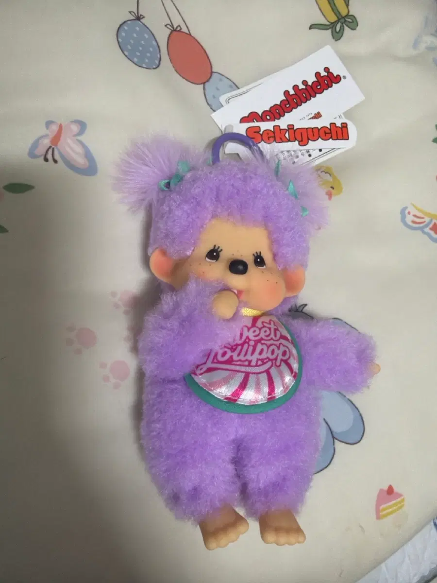 몬치치 롤리팝 라벤더색상