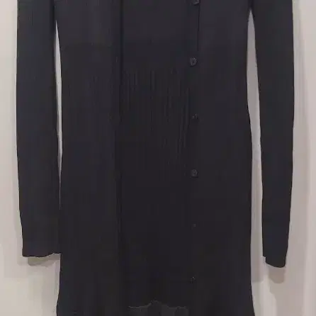 DKNY 블랙 니트 롱 원피스