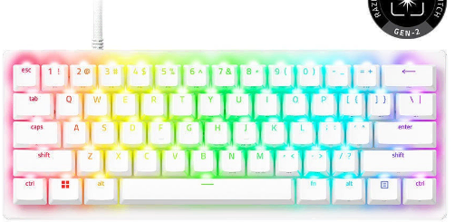 Huntsman V3 Pro Mini 화이트 US 레이저 헌츠맨 미니 키보드