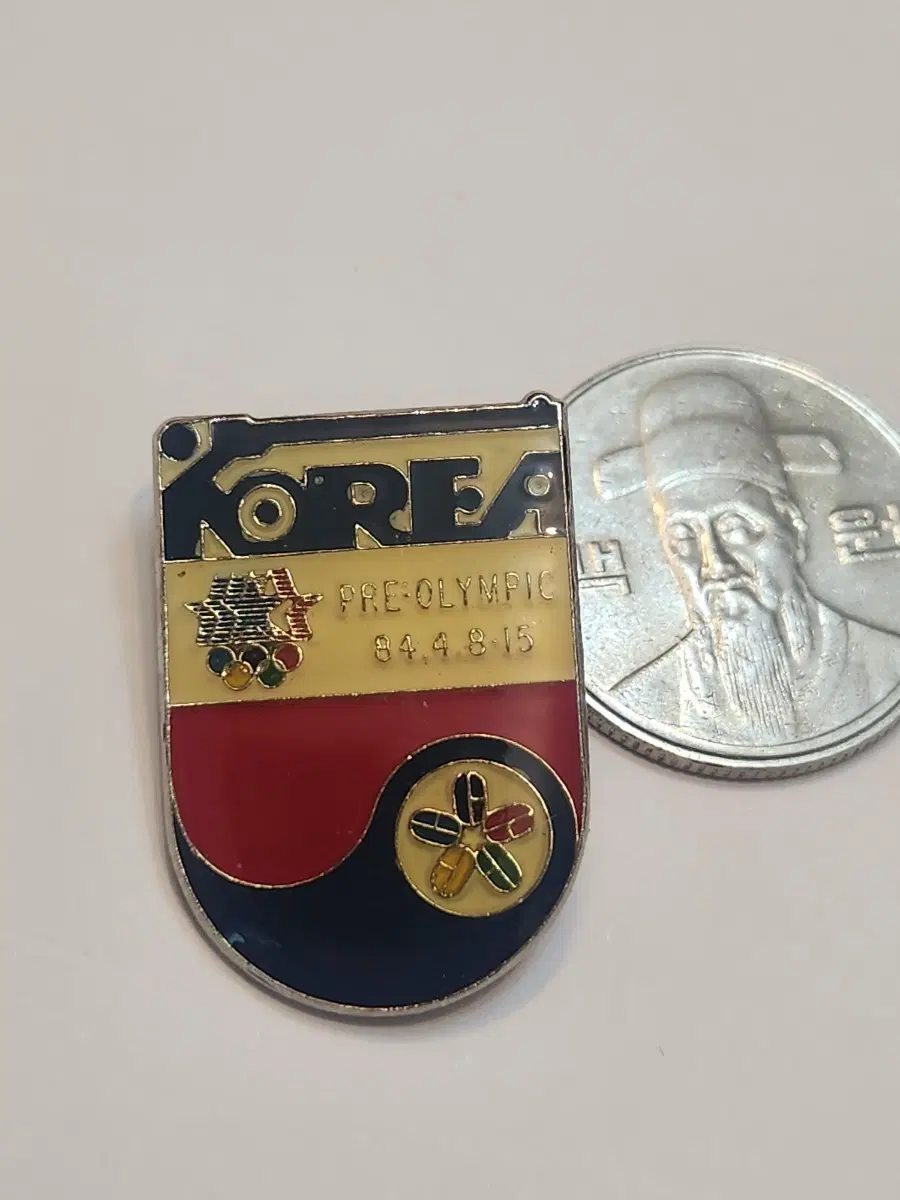 1984 미국 LA올림픽 기념 뱃지