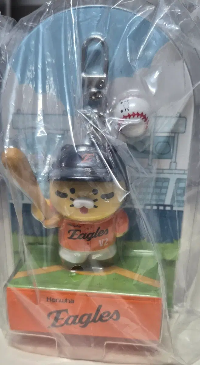 (미개봉)KBO 한화 이글스 태닝 피규어 키링 V2 춘식이