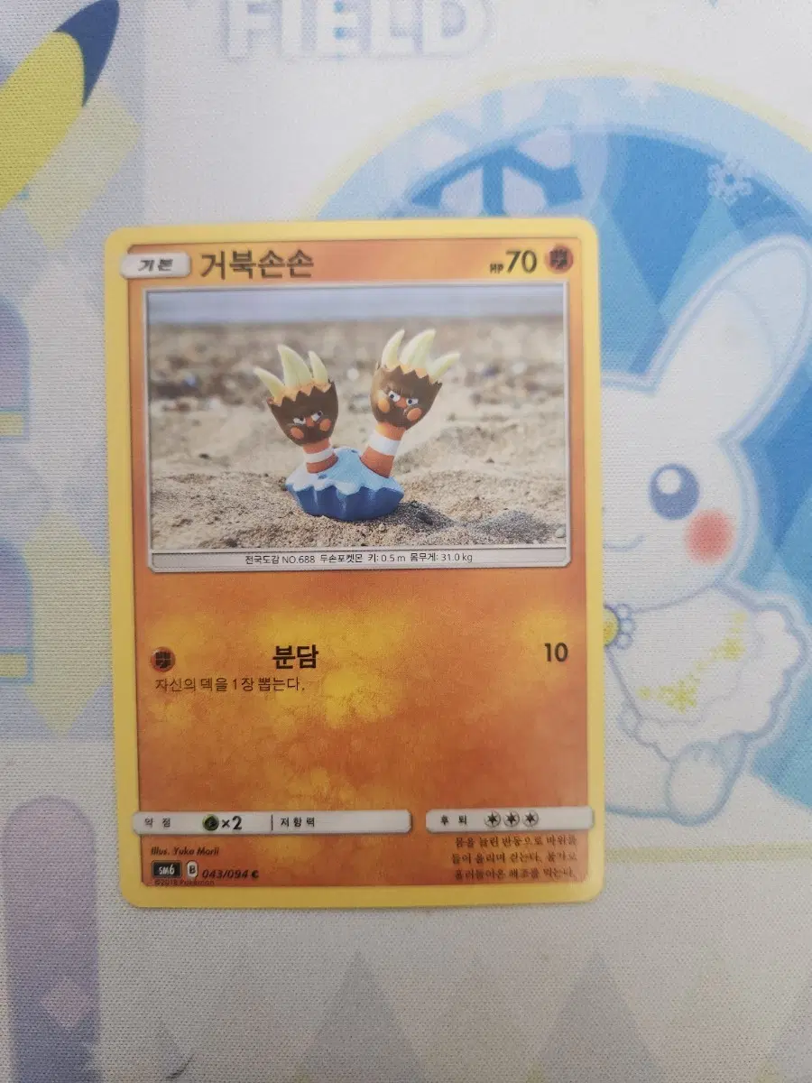 포켓몬 카드 거북손손 70HP