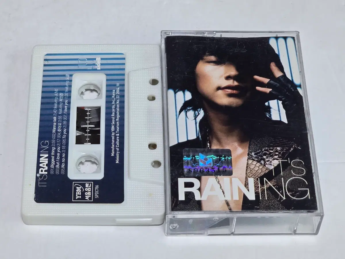 가수 비(Rain) 3집 - It's Raining 정품 카세트테이프