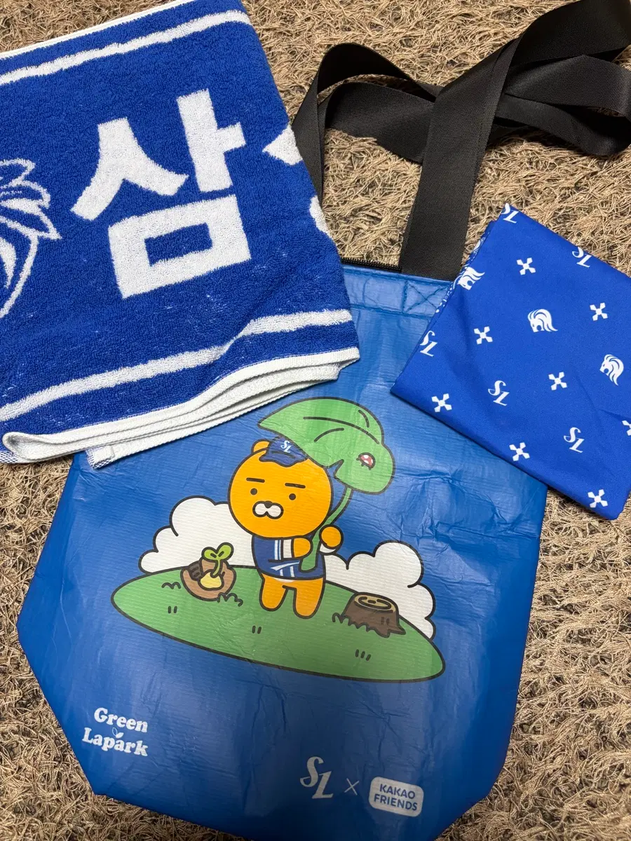 삼성라이온즈 배포물 3종 미사용 일괄