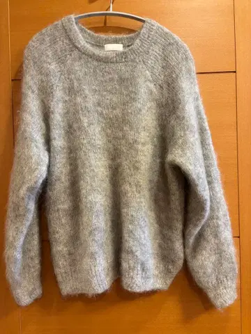 Ballsey 모헤어 혼방 긴팔 니트 그레이 S