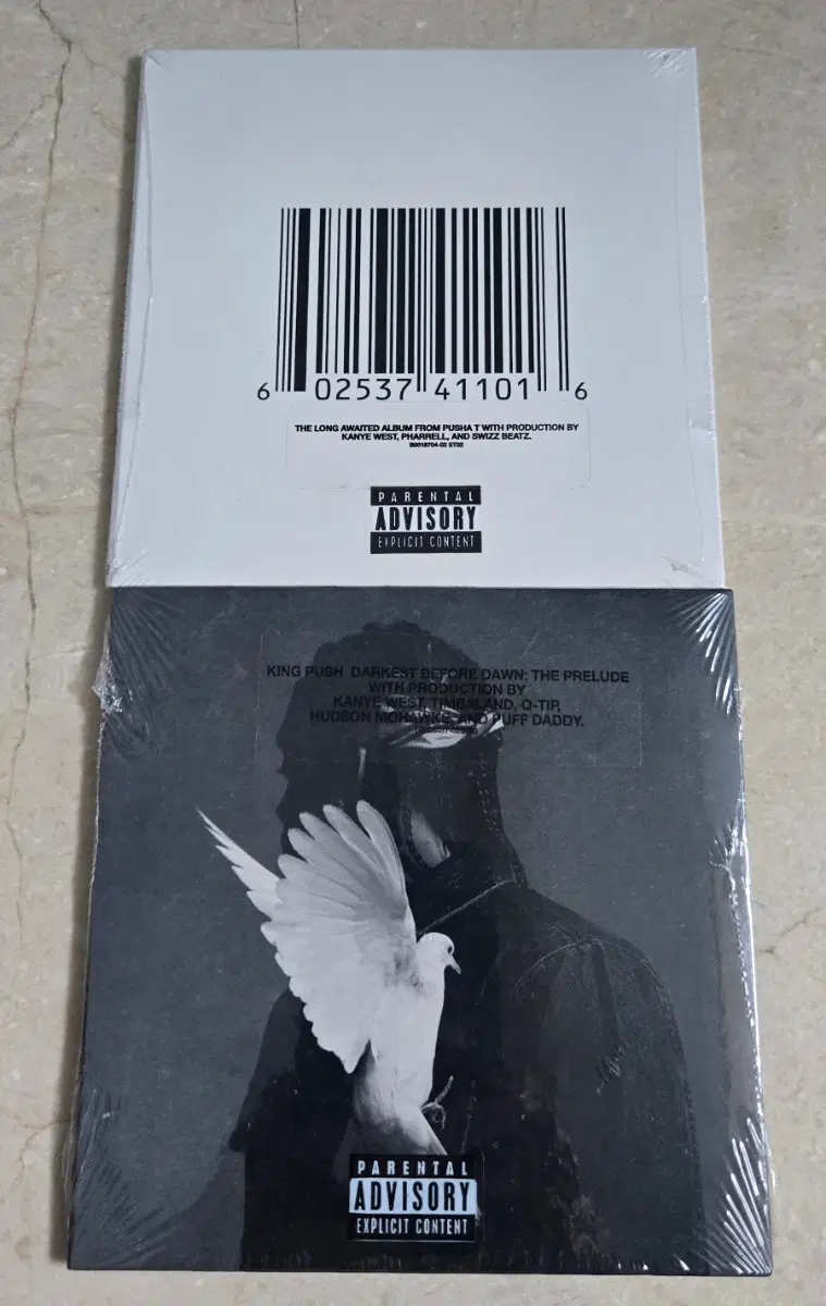 pusha T 미개봉 앨범 두장
