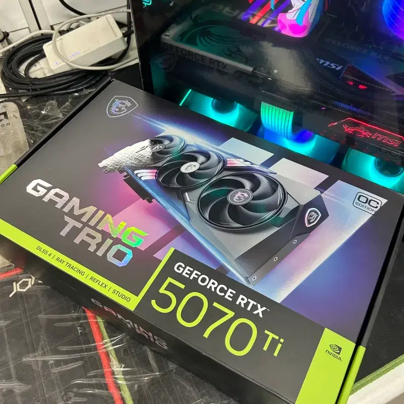 MSI 지포스 RTX 5070 Ti 게이밍 트리오 OC 플러스 D7 16GB 트라이프로져4
