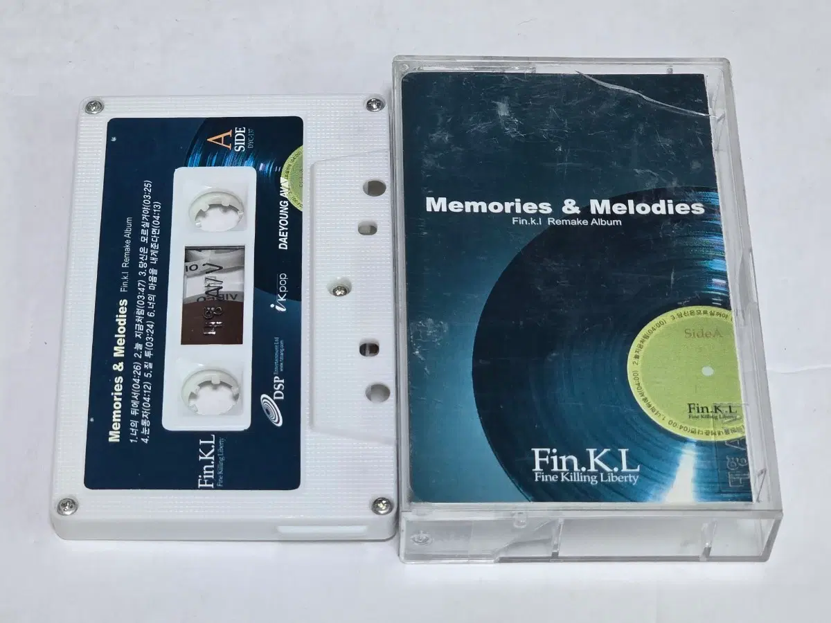 핑클(Fin.K.L) - Memories & Melodies 리메이크 앨범 카세트테이프