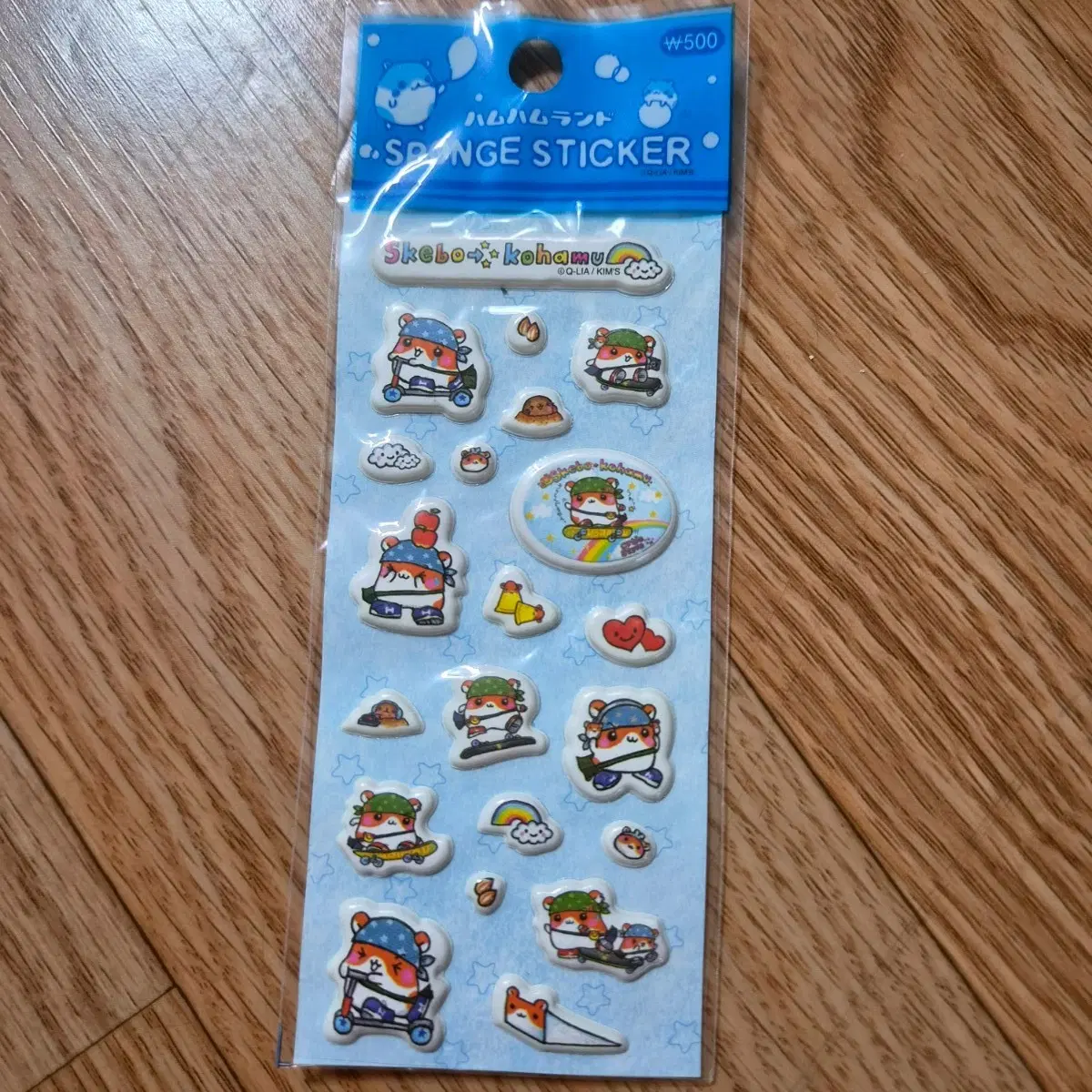 스케보 케하무 스펀지 스티커