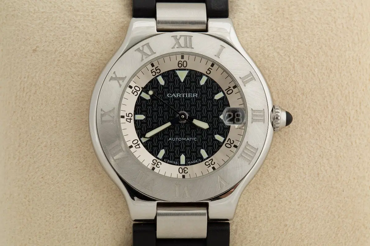 Cartier 까르띠에 21 Autoscaph 오토스카프 오토매틱 워치