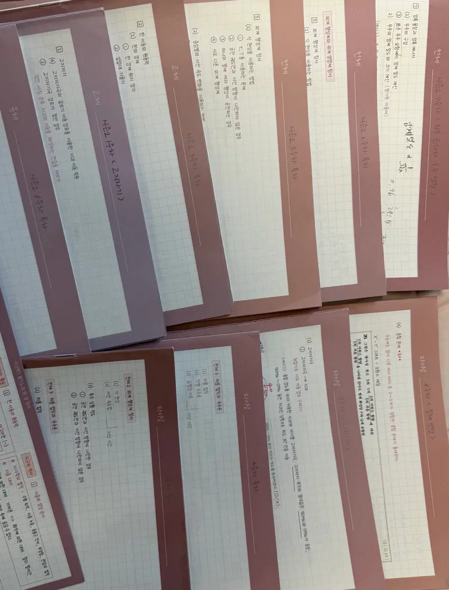 이신혁 지구과학1 필기노트 파이널, 유체 고체 천체, 한장정리