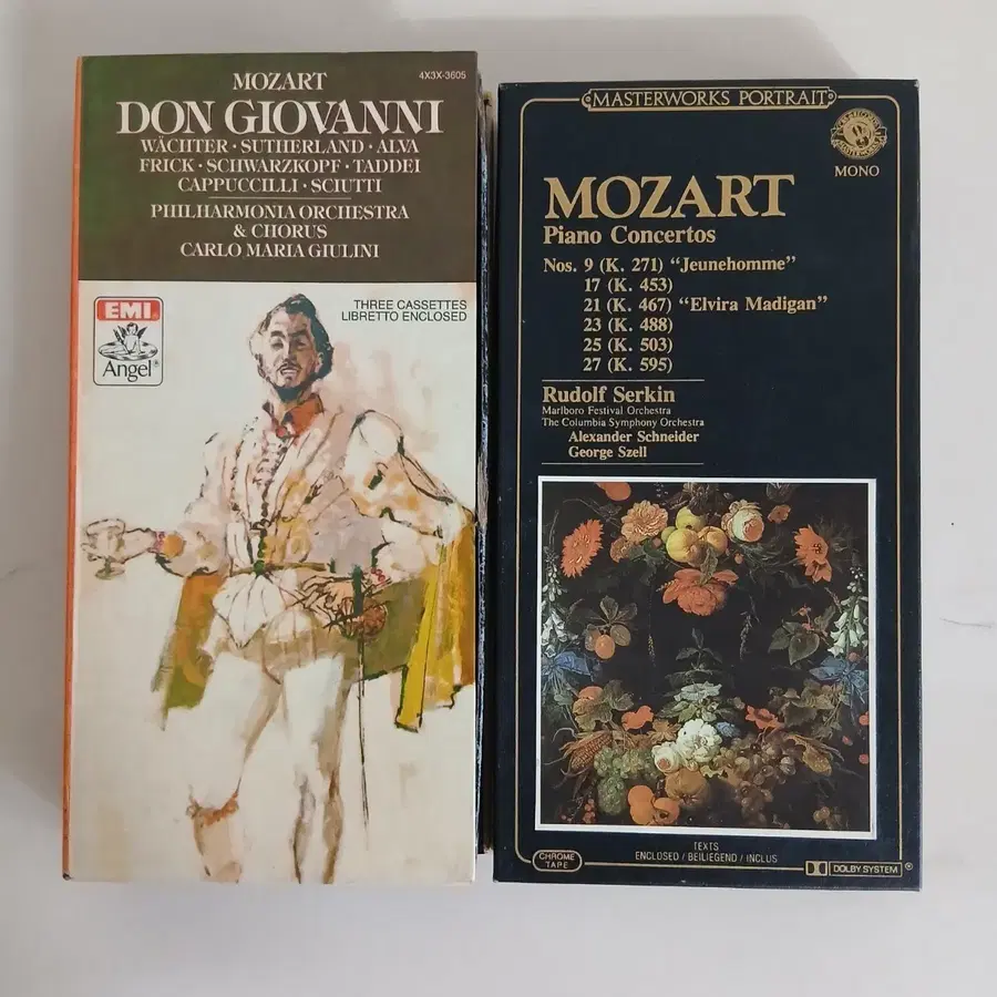 모차르트 돈 조반니 OPERA / MOZART 피아노 협주곡 카세트 BOX SET